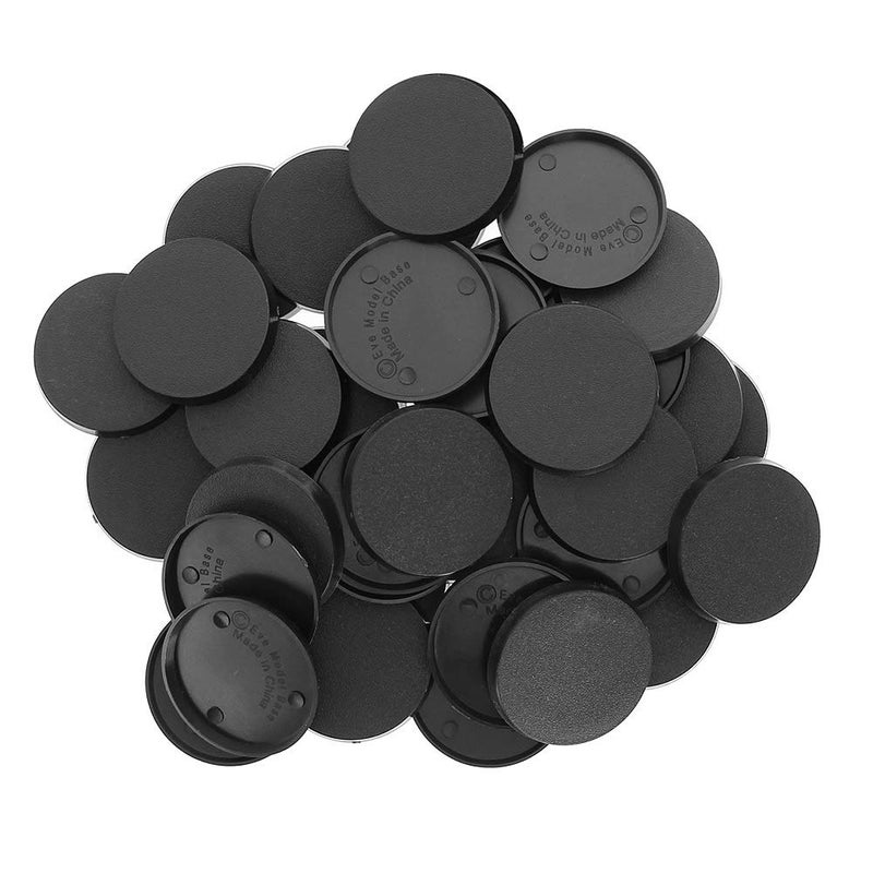 Evemodel MB540 100pcs Round Plastic Model Bases 40mm or 1.57inch for Gaming Miniatures or Wargames Table Games - Image 1